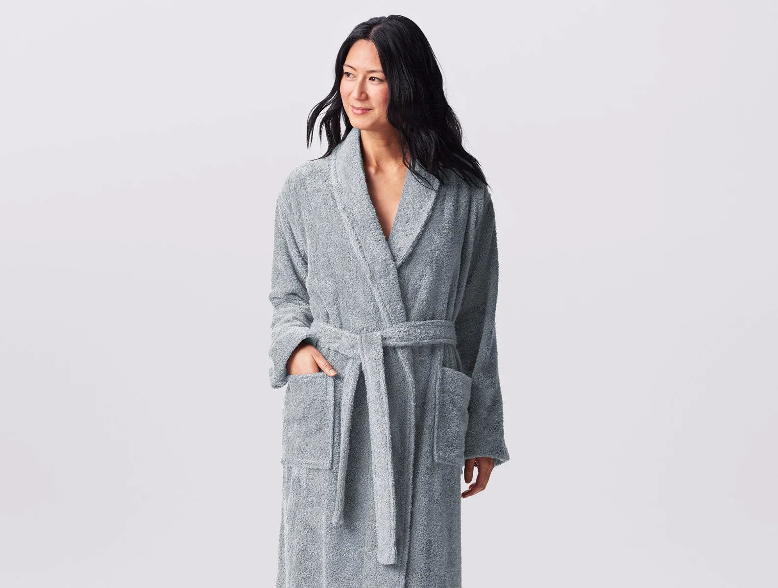 Organic Unisex Cloud Loom Robe - Soft & Breathable Loungewear for Spa, Yoga & Relaxation at Home
