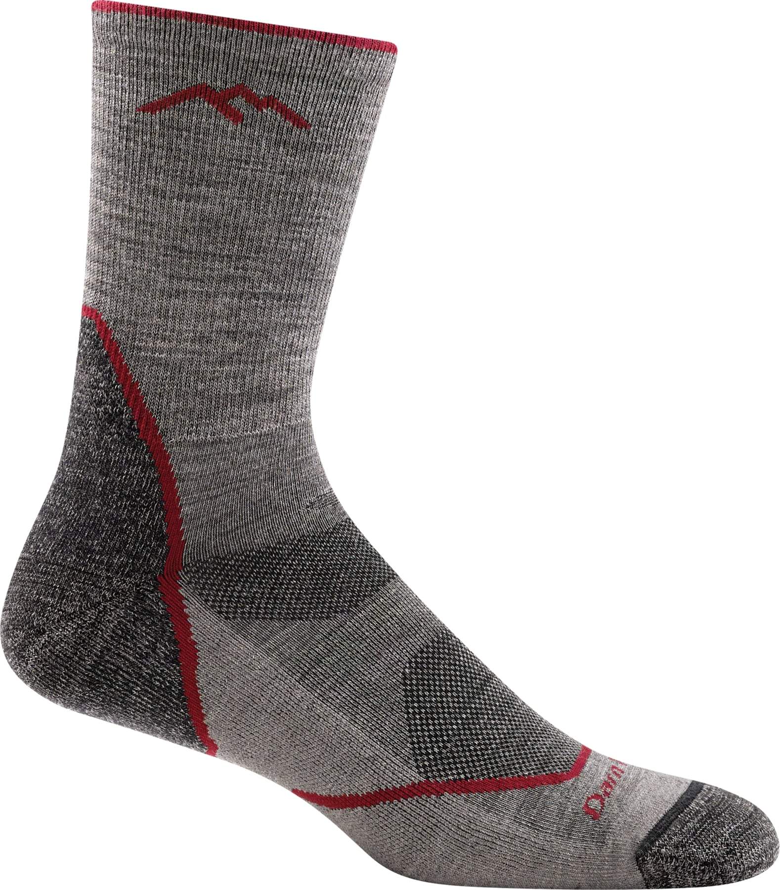 Darn Tough Men's Light Hiker Lightweight Micro Crew Socks - Moisture Wicking Hiking Socks for Outdoor Adventures & Daily Wear
