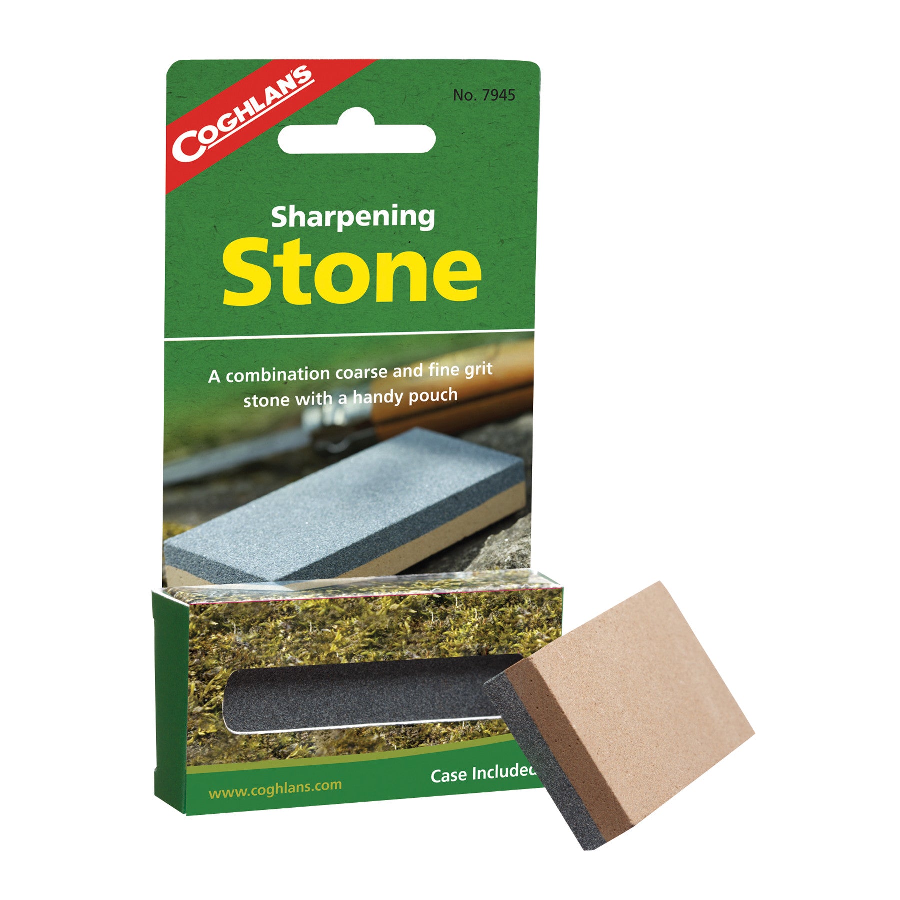 Coghlan's Multi-Purpose Sharpening Stone - Premium Whetstone for Knives, Tools & Outdoor Gear - Perfect for Camping, Hiking & Kitchen Use