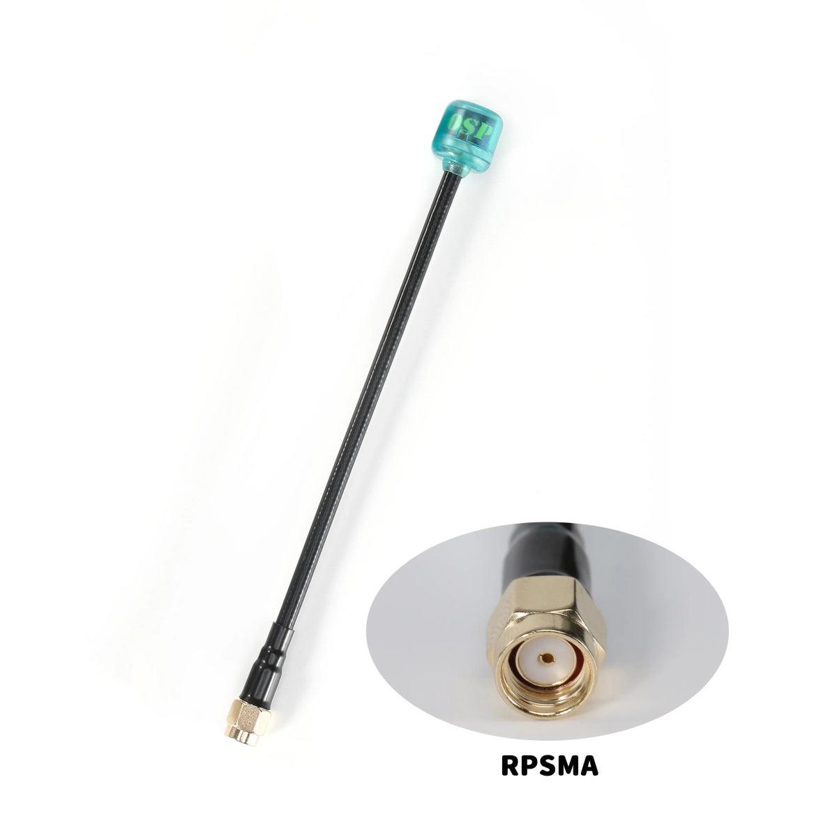 FlyFishRC Osprey 5.8GHz 150mm RP-SMA Antenna LHCP for FPV Drones - Black - Perfect for Long-Range FPV Flying and HD Video Transmission