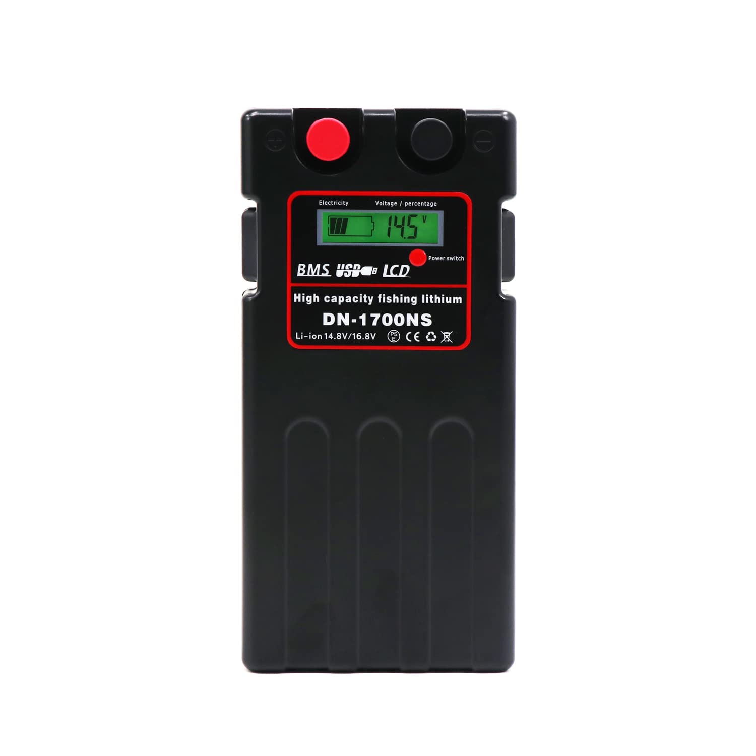 12V 17500mAh Rechargeable Lithium Battery for Sea Fishing Boats & Electric Fishing Reels - Compatible with Daiwa & Shimano - Long Lasting Power for Deep Sea Fishing & Trolling