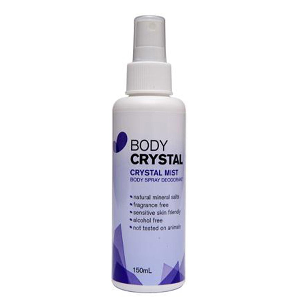 Body Crystal Mist Body Spray Deodorant - Fragrance Free | Natural Odor Protection for Women & Men | Perfect for Gym, Work & Daily Freshness