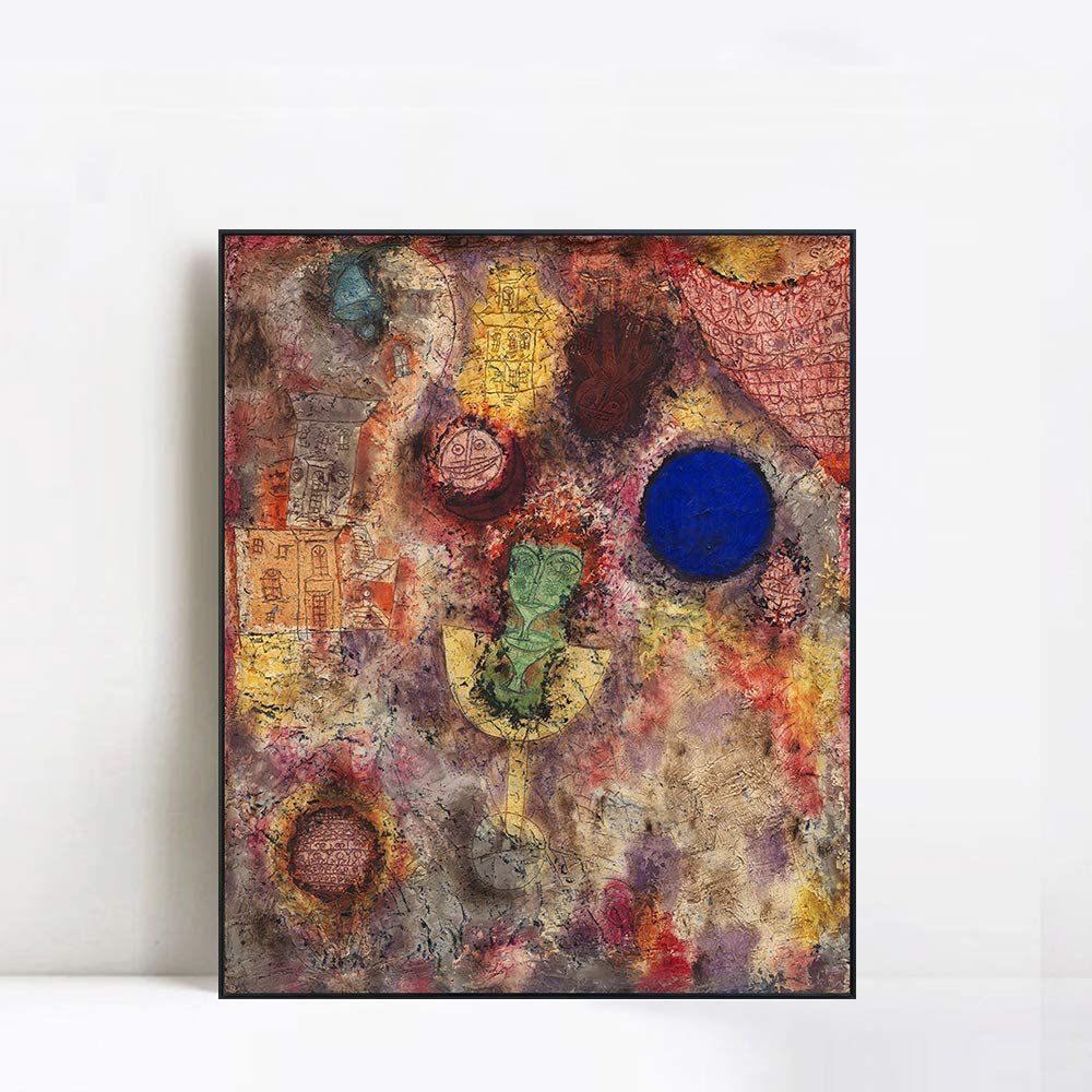 Paul Klee Magic Garden Framed Canvas Giclee Print - 20