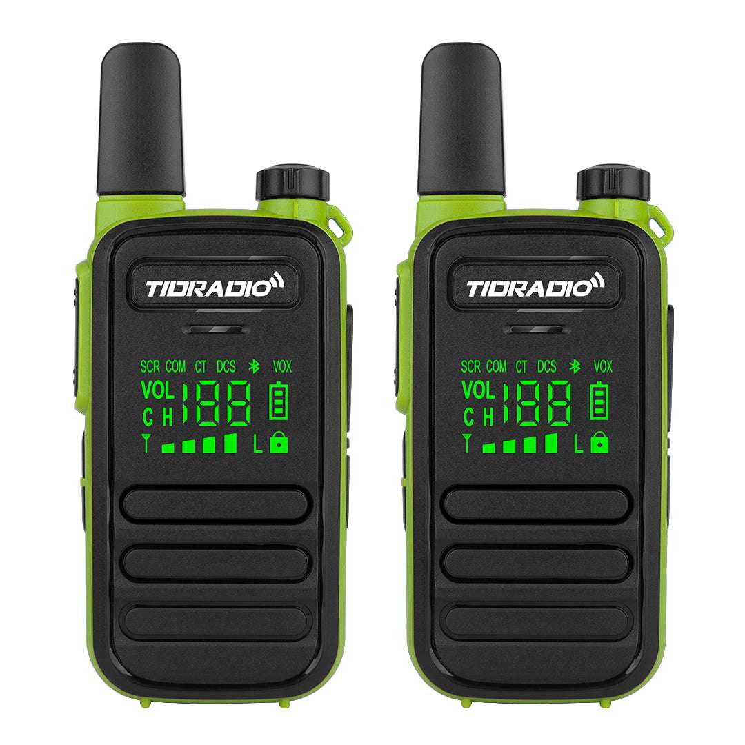 M11 IP67 Waterproof FRS PMR446 Two-Way Radio 2 Pack - Long Range Walkie Talkies for Outdoor Adventures, Hiking, Camping & Emergency Communication