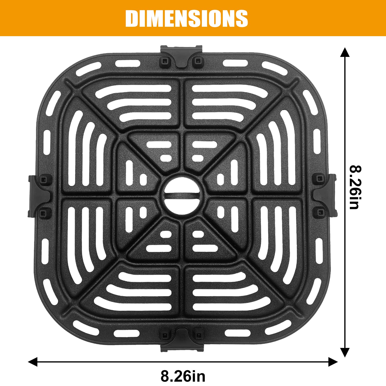 COSORI Air Fryer Pro LE 5 Qt Replacement Grill Pan - 8.26