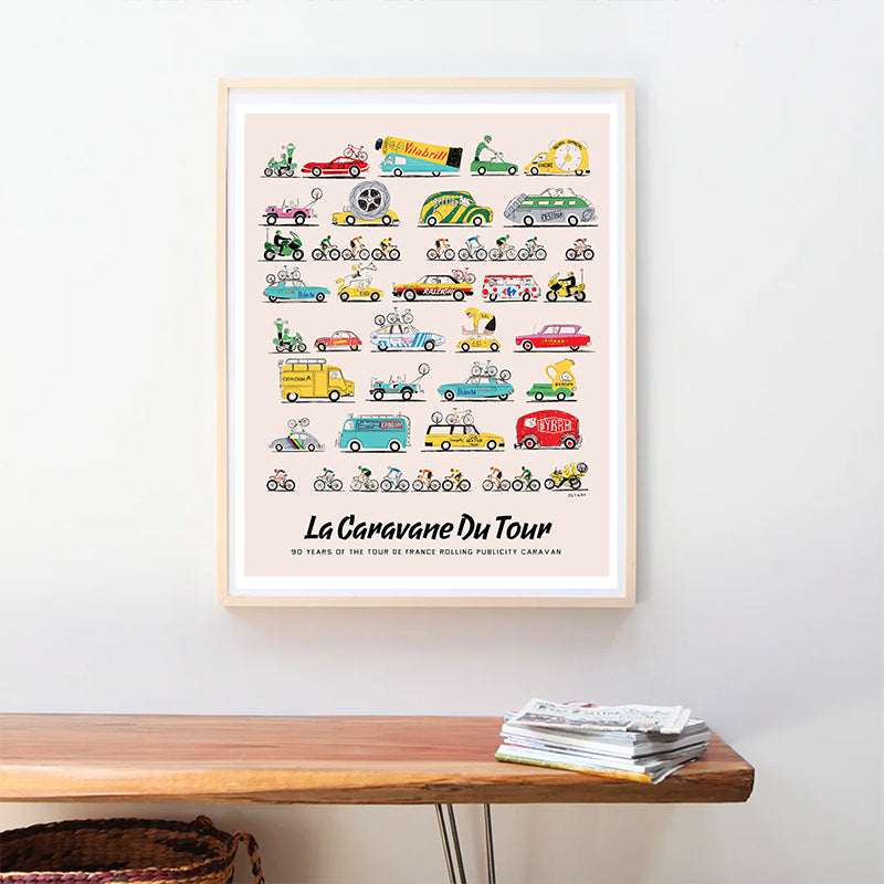 La Caravane Print - Premium French-Inspired Home Decor & Wall Art | Perfect for Living Room, Bedroom & Office Decorations