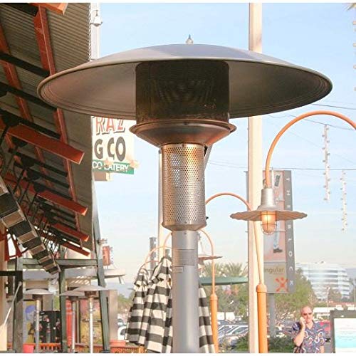 Sunglo 40000 BTU Outdoor Propane Gas Patio Heater - Black A270-BK for Backyard, Deck, and Restaurant Heating