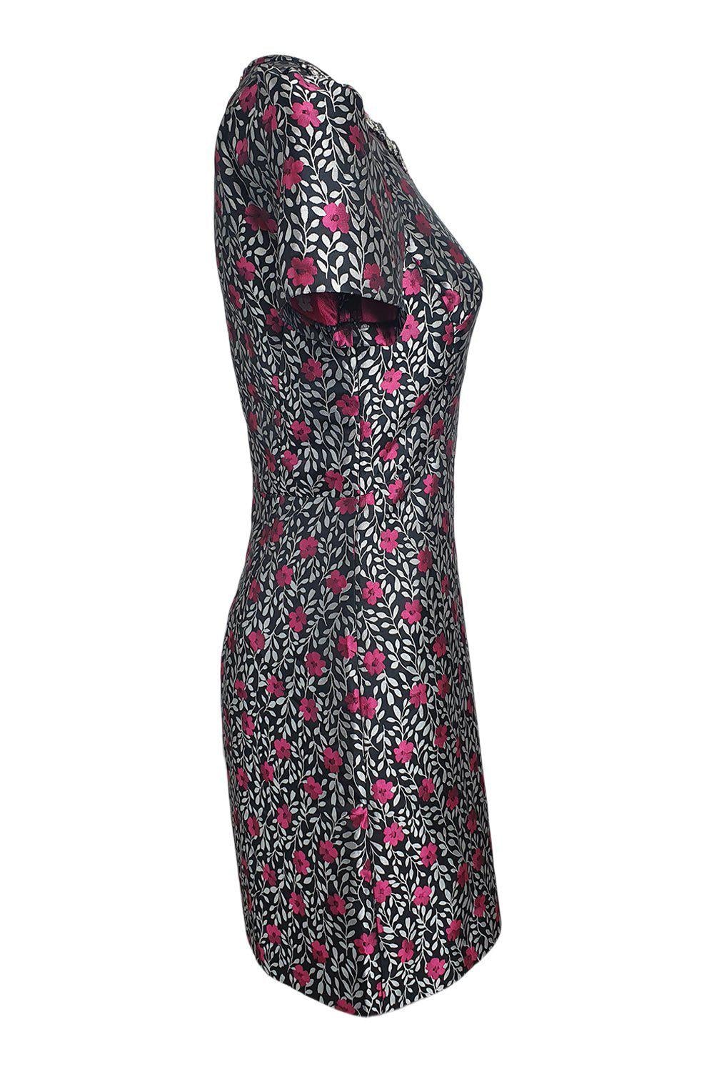 KATE SPADE New York Women's Floral Print Shift Dress - Size US 2 (UK 6) | Elegant Casual Summer Dress for Work, Parties & Special Occasions