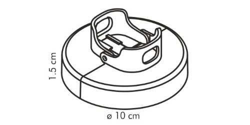 Tescoma Presto Hamburger Maker - Fast & Easy Patty Press for Perfect Homemade Burgers - Ideal for BBQs, Picnics, and Family Dinners