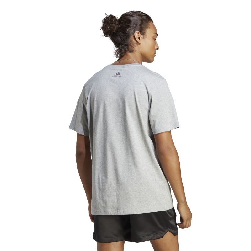 Adidas Men's Essential Big Logo T-Shirt - Comfortable Cotton Jersey Tee for Casual Wear, Gym & Everyday Outfits