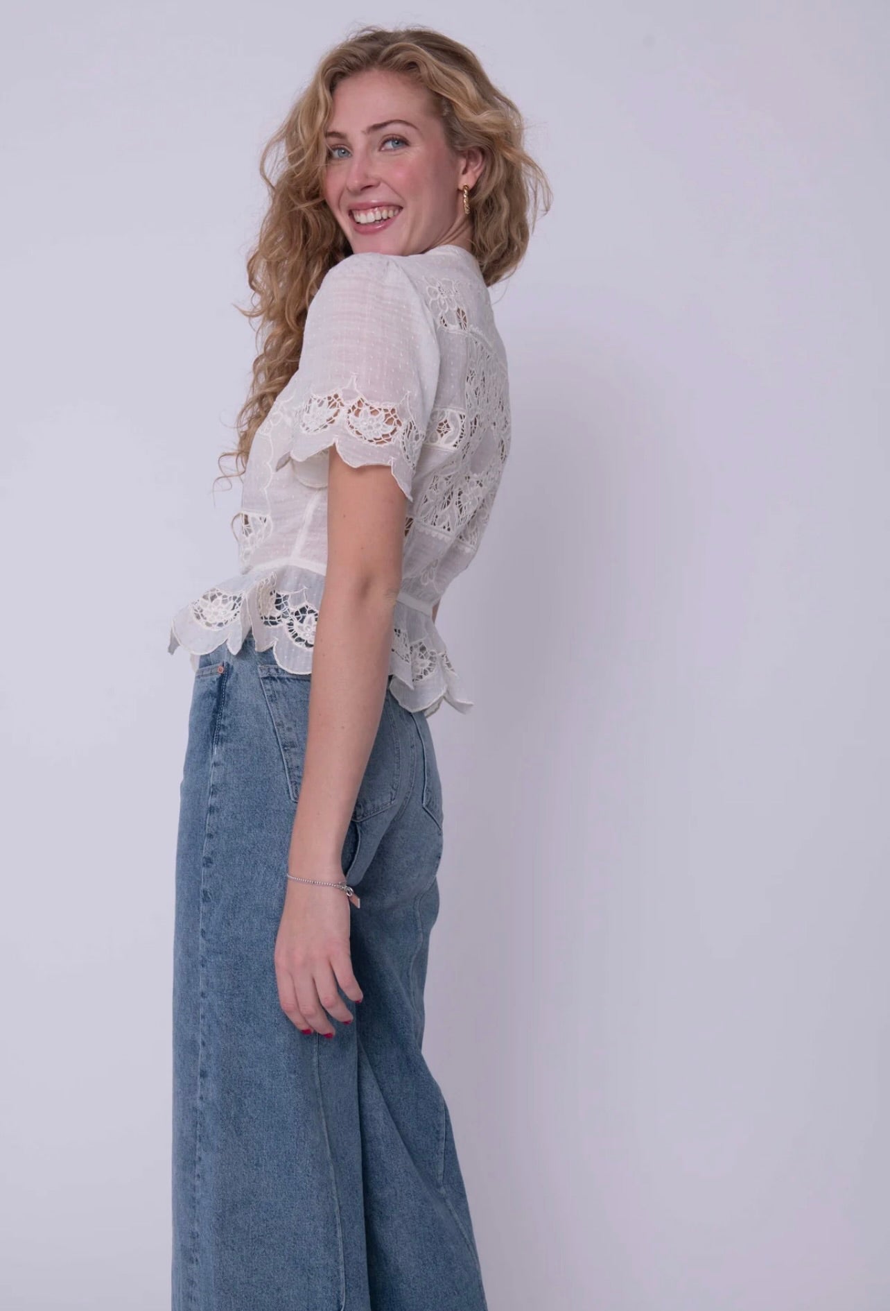 Elizabeth Top Women's Fashion Blouse - Elegant Floral Print Casual Shirt for Spring & Summer | Perfect for Office, Dating & Outdoor Activities