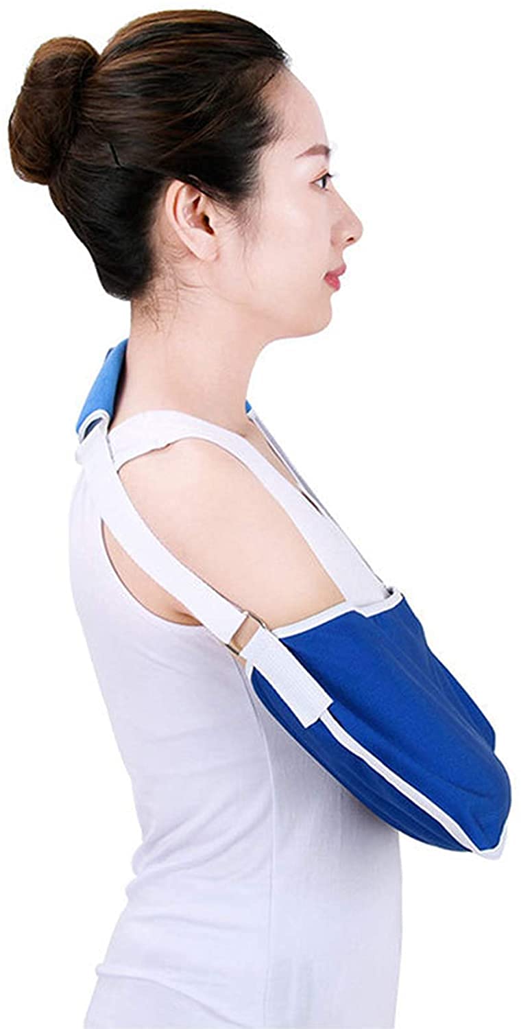 Fixed Elbow Brace & Shoulder Immobilizer - Lightweight Breathable Arm Support Sling for Elbow Joint Fixation, Shoulder Clavicle Injuries & Arm Fractures - Post-Surgery Recovery Aid for Sports Injuries & Daily Pain Relief