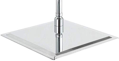 Rainfall LED Shower Head with Ceiling Mount - 8 Inch Rose Gold Shower Head with Shower Arm | Modern Bathroom Upgrade for Spa-Like Shower Experience