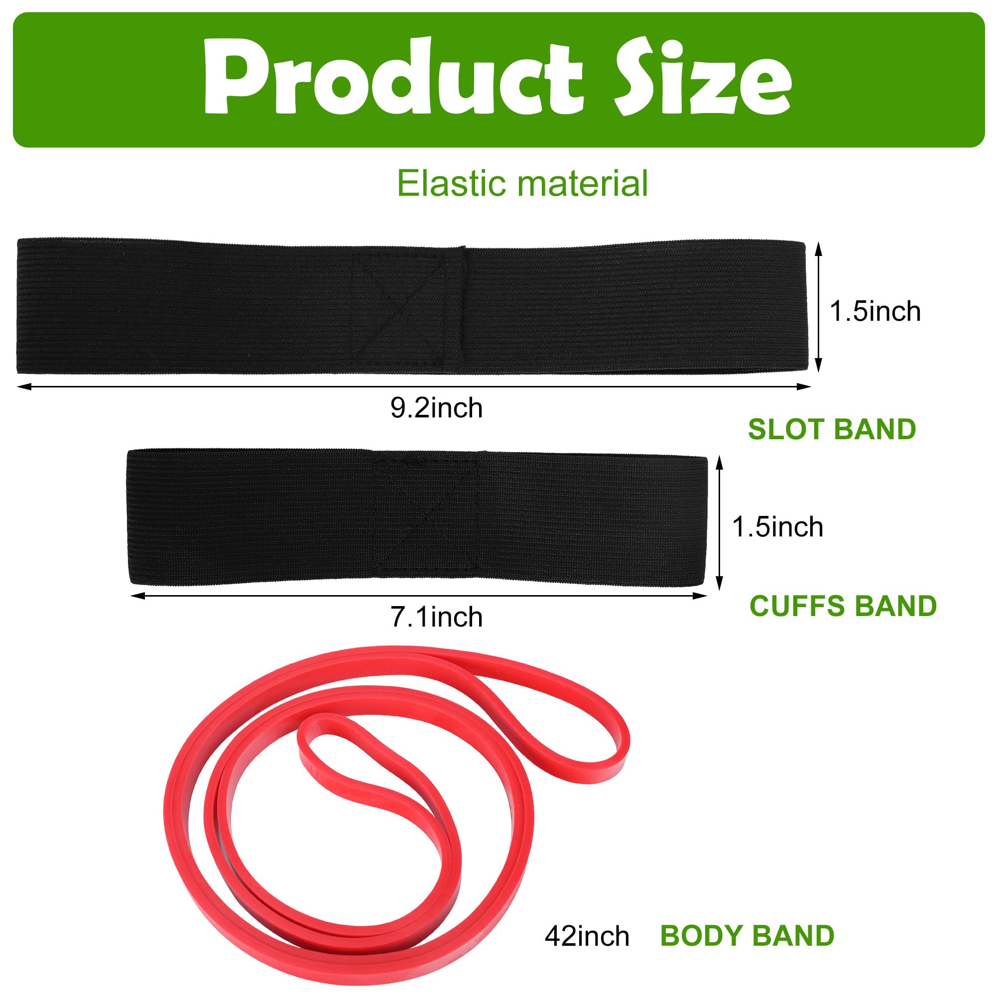 Codree Baseball Swing Trainer Bands - Elastic Baseball & Softball Hitting Resistance Bands for Batting Practice - Improve Batting Power & Arm Strength - Perfect for Baseball Training, Batting Cages & Home Practice Drills