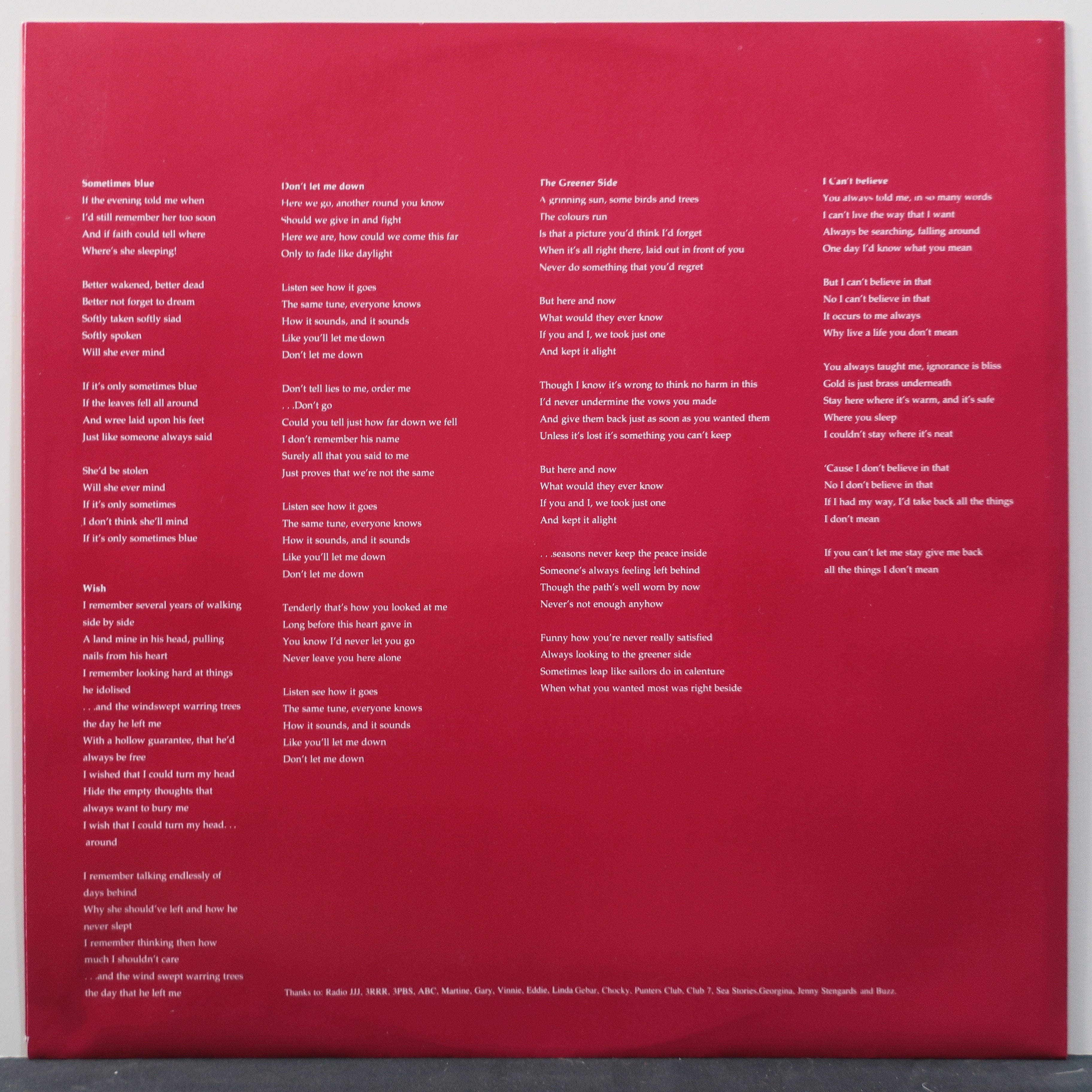 Killjoys 'Ruby' 1990 Oz Original Red Vinyl LP Record - Rare Collectible Music for Vinyl Enthusiasts & 90s Nostalgia Fans