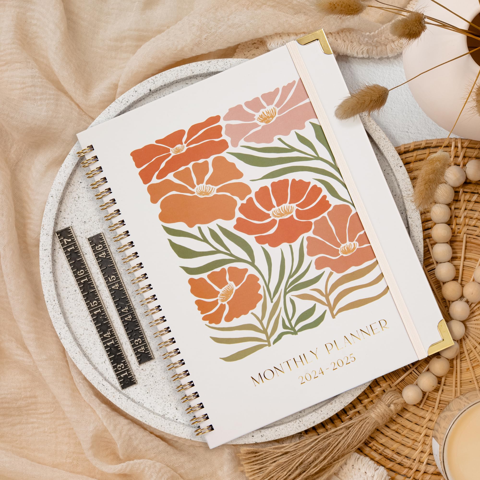 2025 Monthly Planner & Calendar Book - Beautiful Productivity Organizer with To-Do Lists for Efficient Task Management - Perfect for Work, School & Personal Planning (Runs Until December 2025)