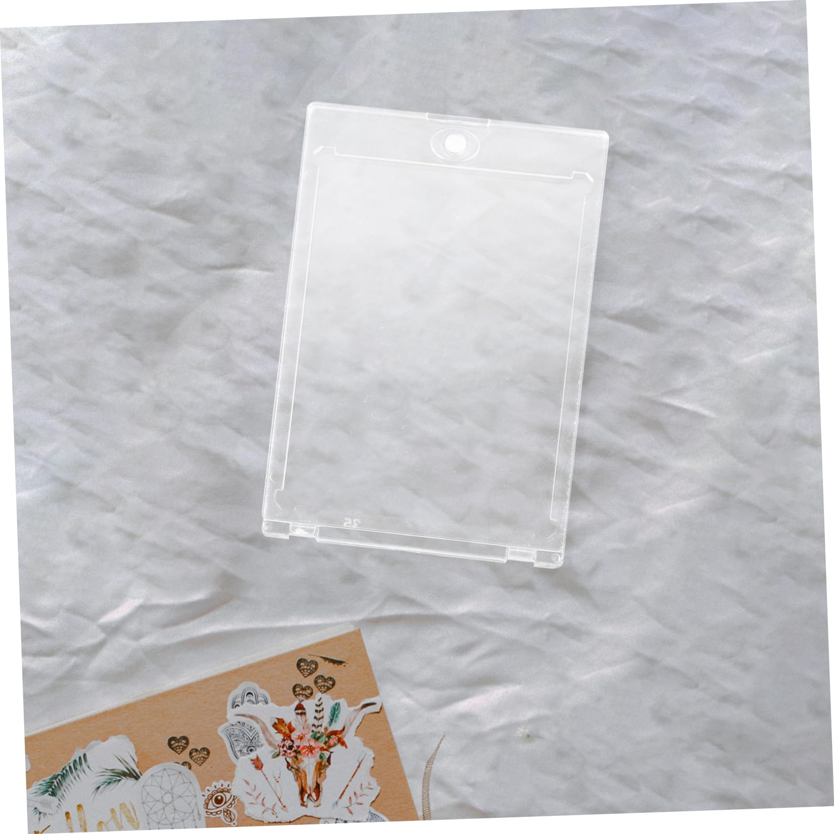 iFundom 4-Piece Magnetic Trading Card Display Case - Hard ABS Plastic Sleeves with High Clarity for Game Cards (Pokemon/Yu-Gi-Oh/MTG) - Perfect for Collectors, Tournaments & Home Display