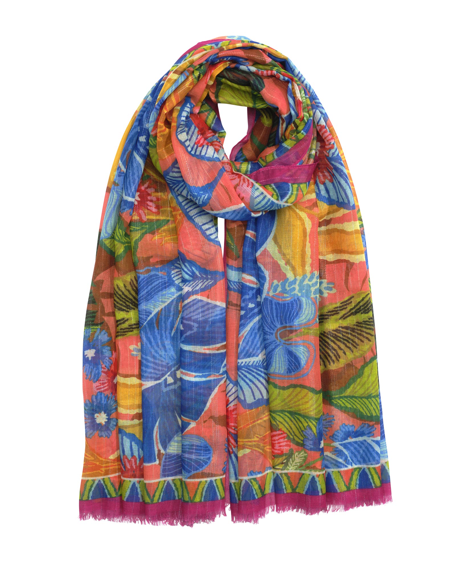 Stylish Rainforest Print Sarong Wrap - Lightweight Beach Cover-Up for Women, Perfect for Pool, Vacation & Summer Outfits