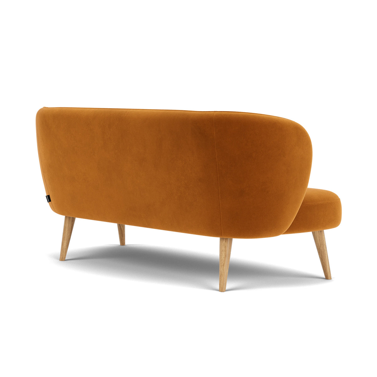 Kathleen Velvet 2 Seater Sofa - Luxurious Modern Loveseat for Living Room, Small Space & Apartment | Soft Fabric Couch with Sturdy Frame | Perfect for Lounge, TV Room & Guest Seating