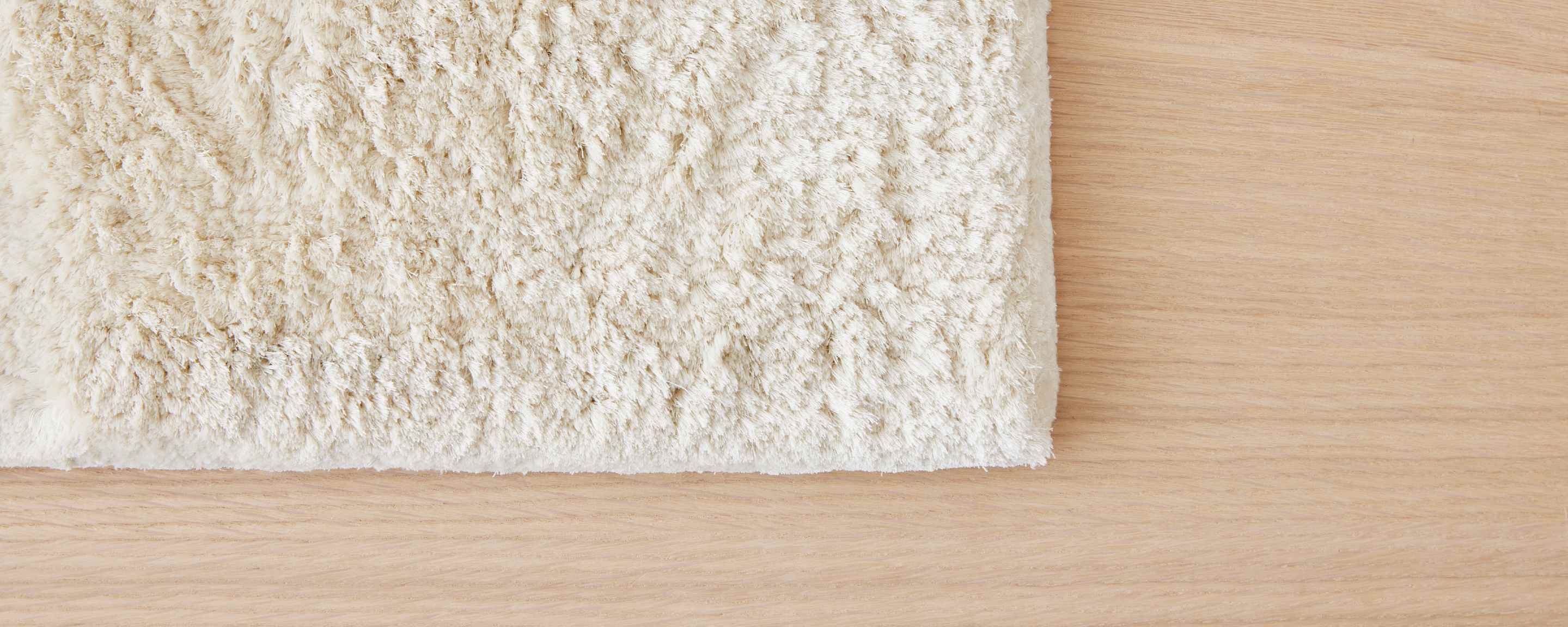 Premium Acadia Meadow White Rugs - Soft Fluffy Shaggy Area Rug for Living Room, Bedroom & Nursery - Non-Slip Plush Carpet for Home Decor & Cozy Floor Comfort