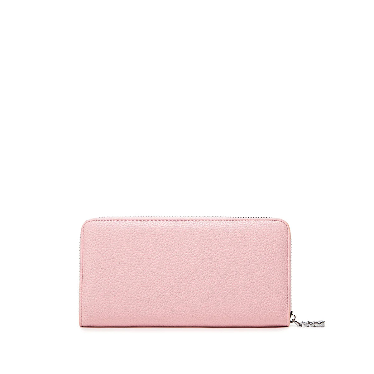 Mae Zip Wallet in Light Pink Pebbled Leather - Stylish & Secure Wristlet for Women | Perfect for Everyday Use, Travel & Gifts