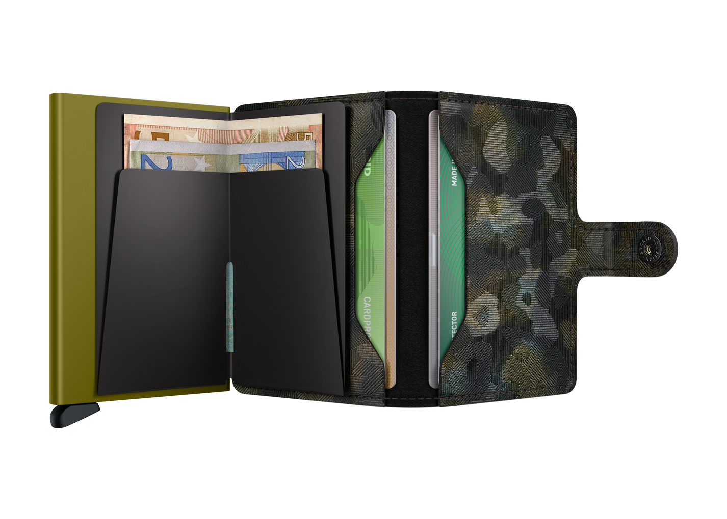 SECRID Mini Wallet Jungle - RFID Blocking Slim Card Holder for Men & Women - Perfect for Travel, Business & Everyday Use
