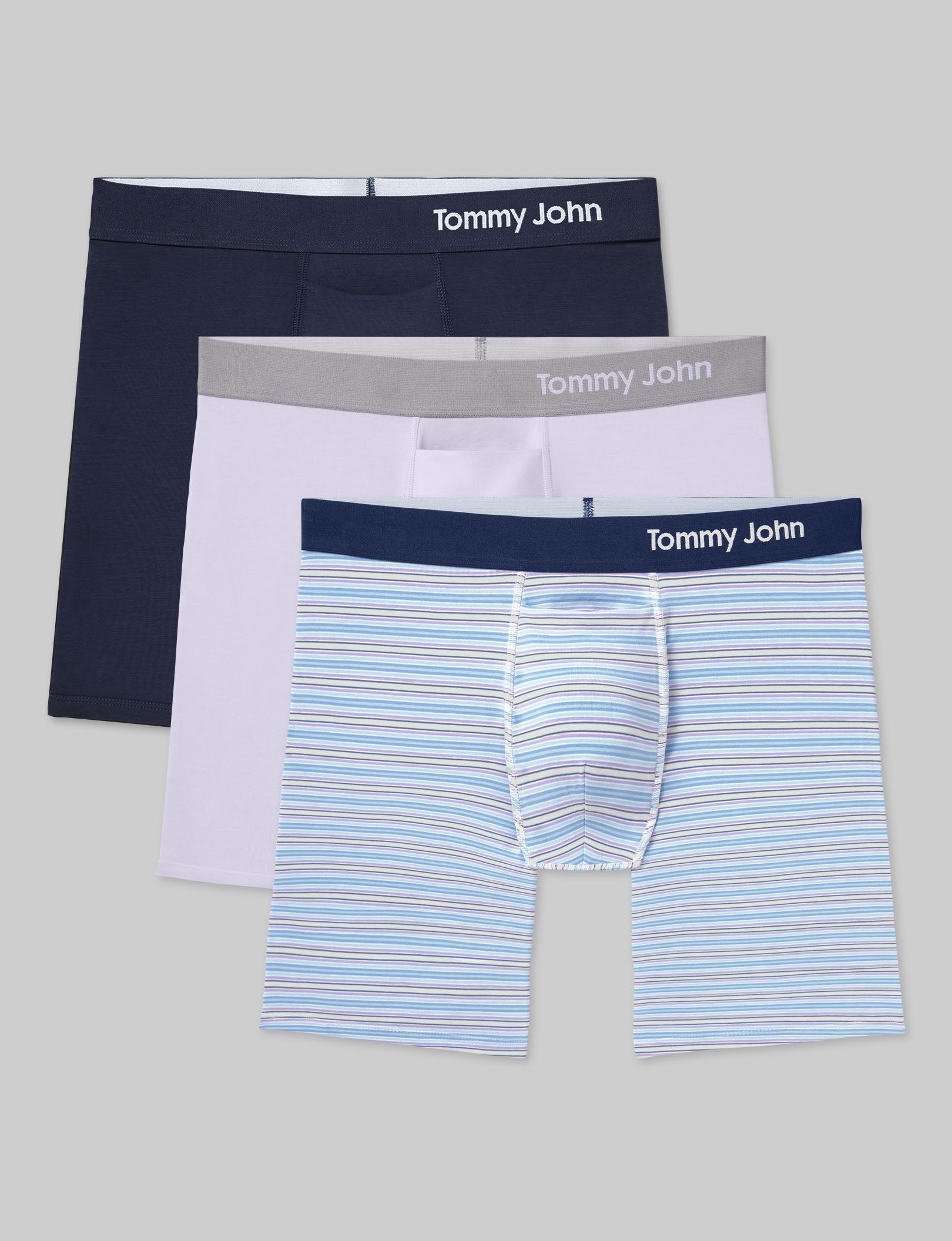 Breathable Cotton Mid-Length Boxer Briefs (3-Pack) - Soft Men's Underwear for All-Day Comfort | Perfect for Workout, Travel & Daily Wear