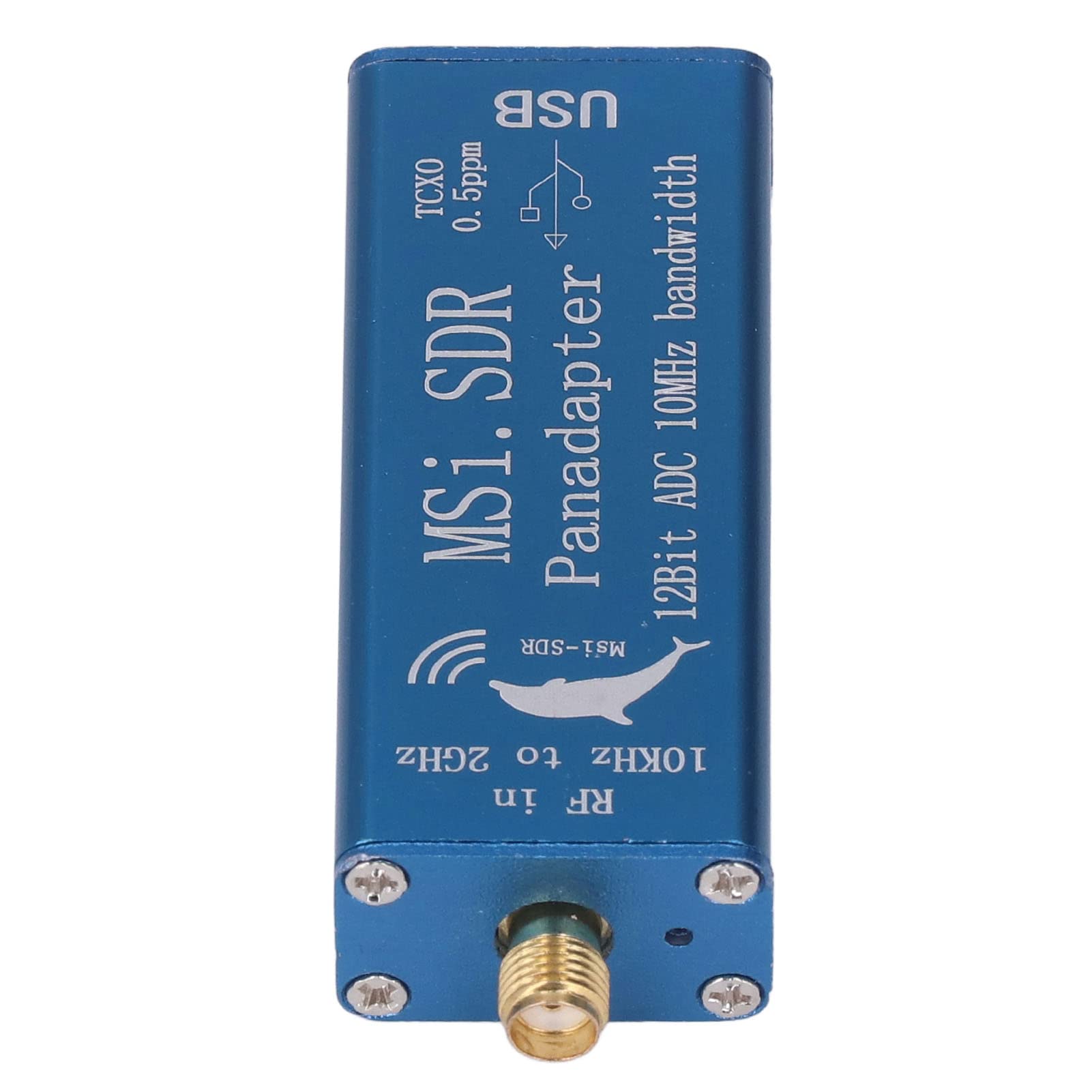 High Performance Software Defined Radio (SDR) Receiver Kit - Aluminum Alloy Case with Built-in TCXO & Antenna for Low Noise Operation | Perfect for Ham Radio, Signal Analysis, and Wireless Communication Experiments