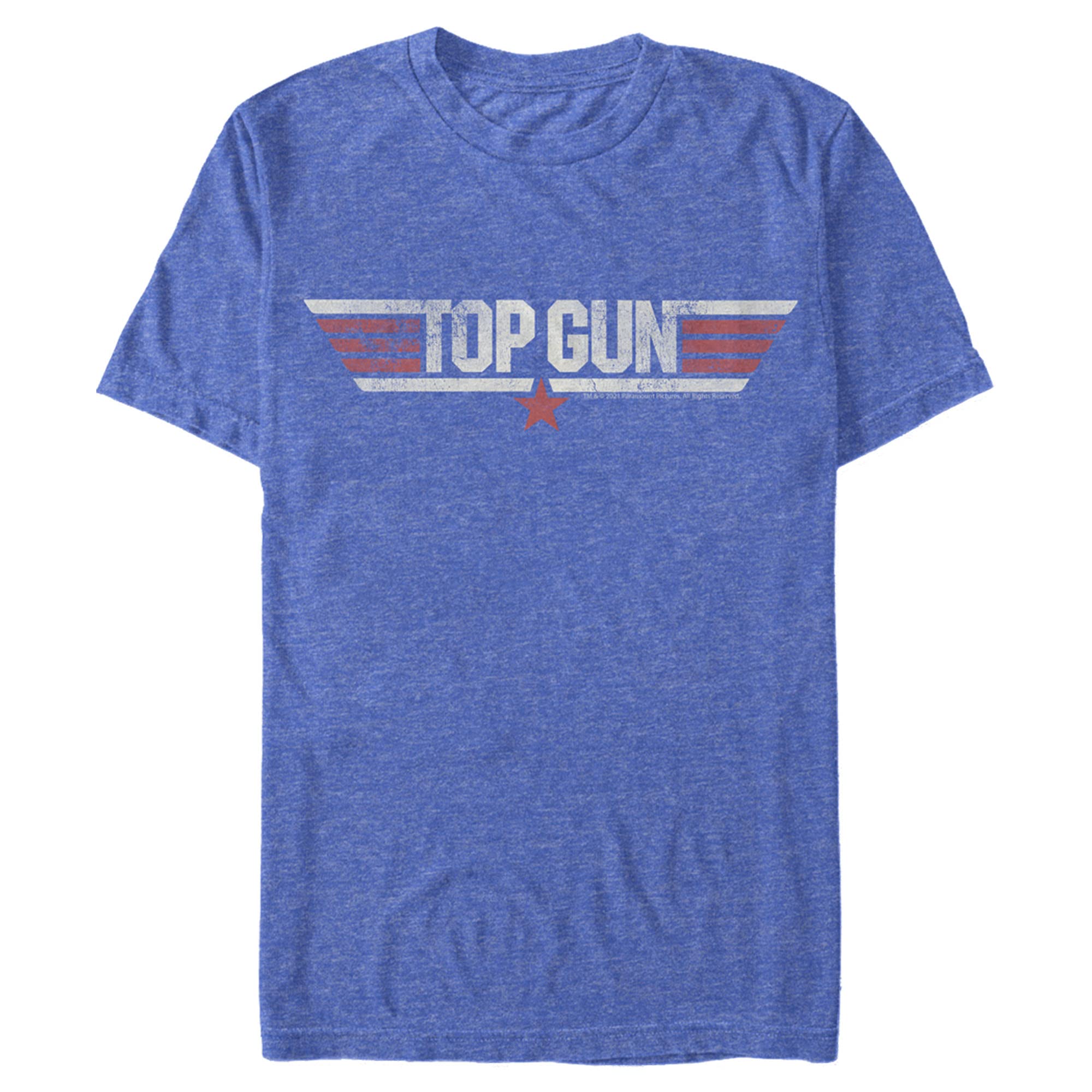 Top Gun Movie Logo Distressed Vintage T-Shirt for Men - Casual Wear, Movie Fan Gift, Street Style Outfit