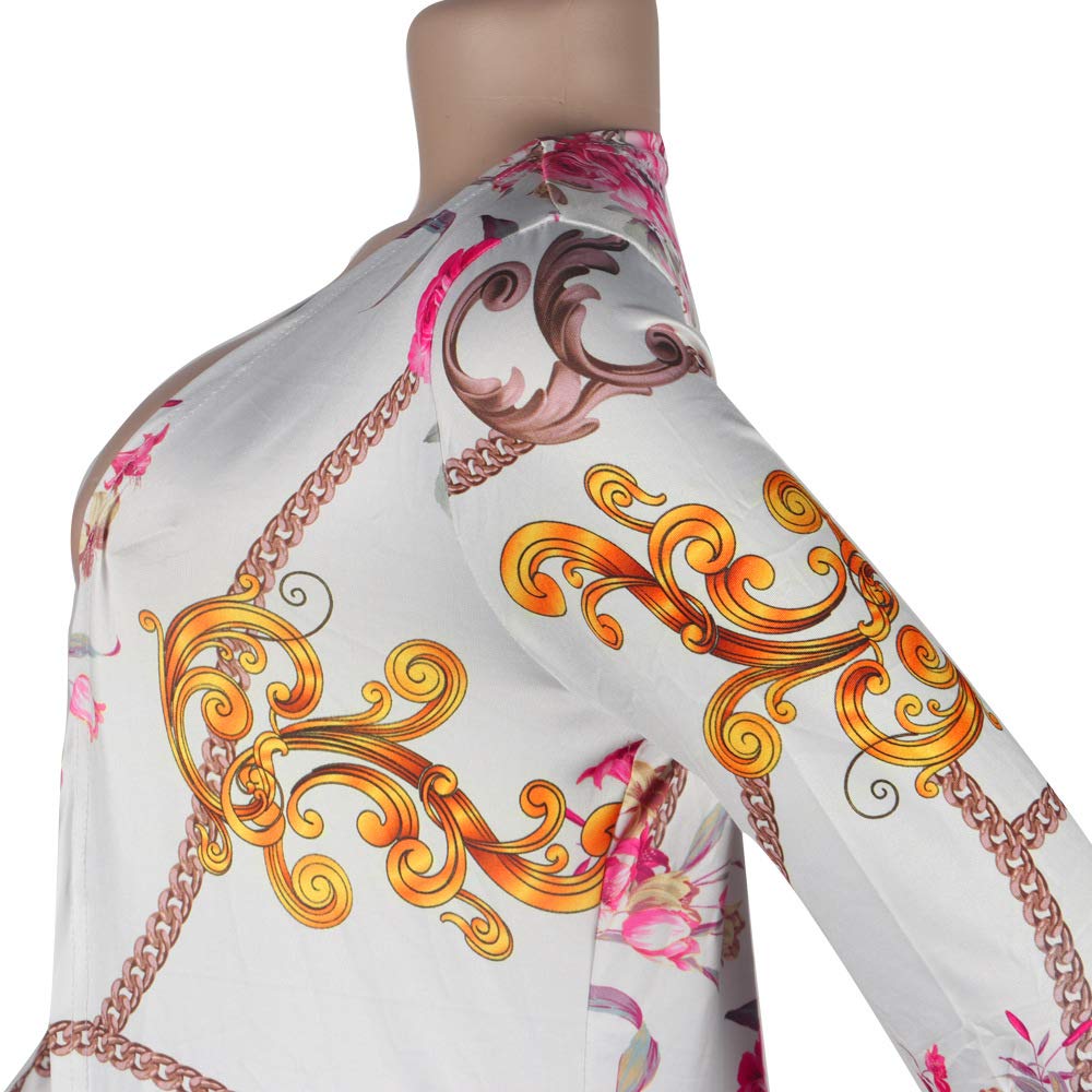 Women's Stylish Printed Long Cardigan 2-Piece Outfit Set with Long Sleeve Coat & Trousers - Perfect for Fall Layering, Office Wear & Casual Outings