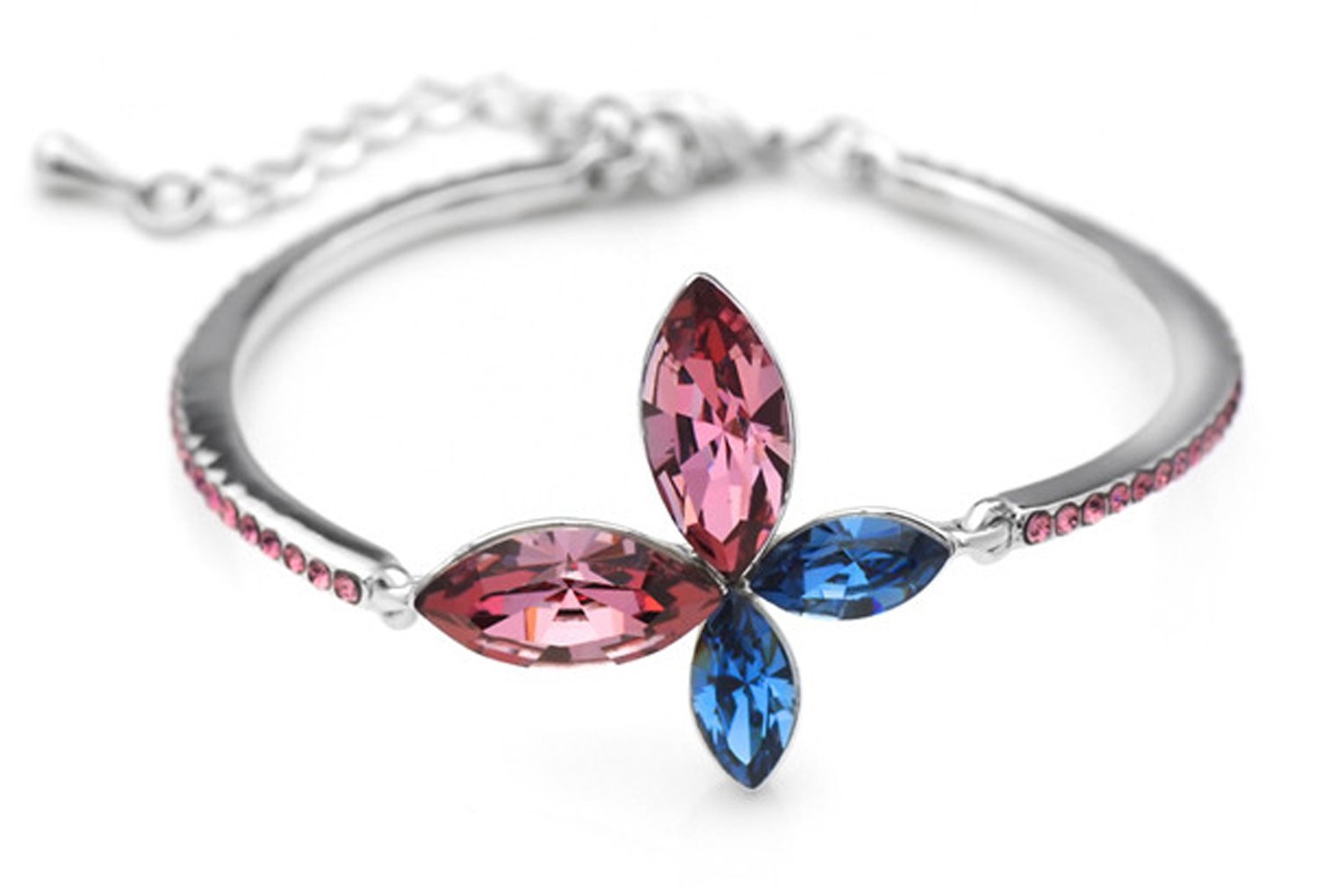 Swarovski Crystal Butterfly Bracelet for Women - Valentine's Day Gift