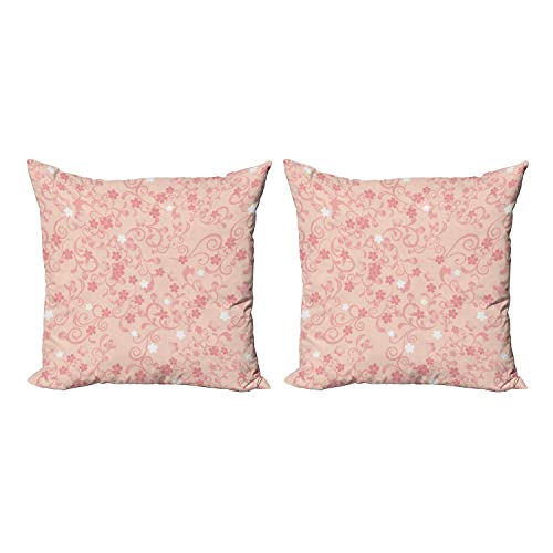 Peach Coral White