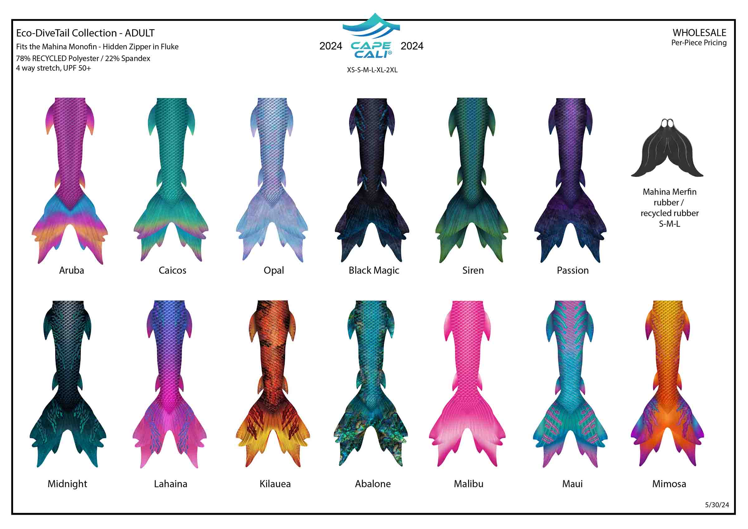 Wholesale 10+ Pieces Mix and Match Eco-Friendly DiveTails - Perfect for Scuba Diving, Snorkeling, and Ocean Conservation Activities