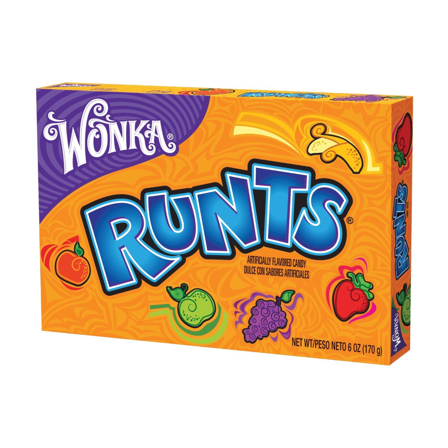 Runts Theater Box Candy - 5 Ounce Bulk Candy for Movies, Parties & Halloween - Sweet Fruit Flavored Hard Candy for Kids & Adults
