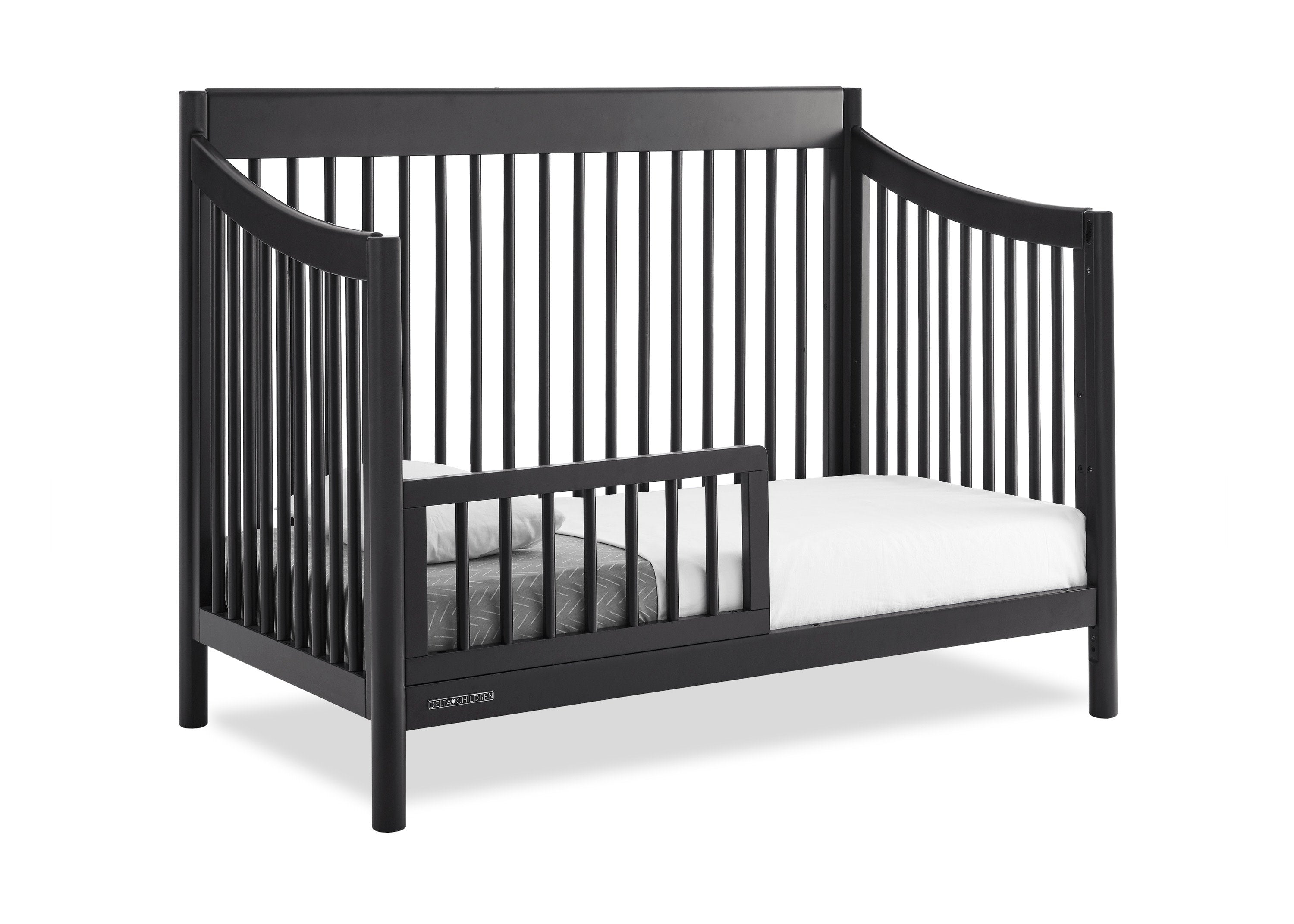Brooks 6-in-1 Convertible Baby Crib - Toddler Bed, Daybed & Full-Size Bed - Safe & Durable Nursery Furniture for Newborn to Adult - Perfect for Baby Rooms, Daycare Centers & Guest Bedrooms
