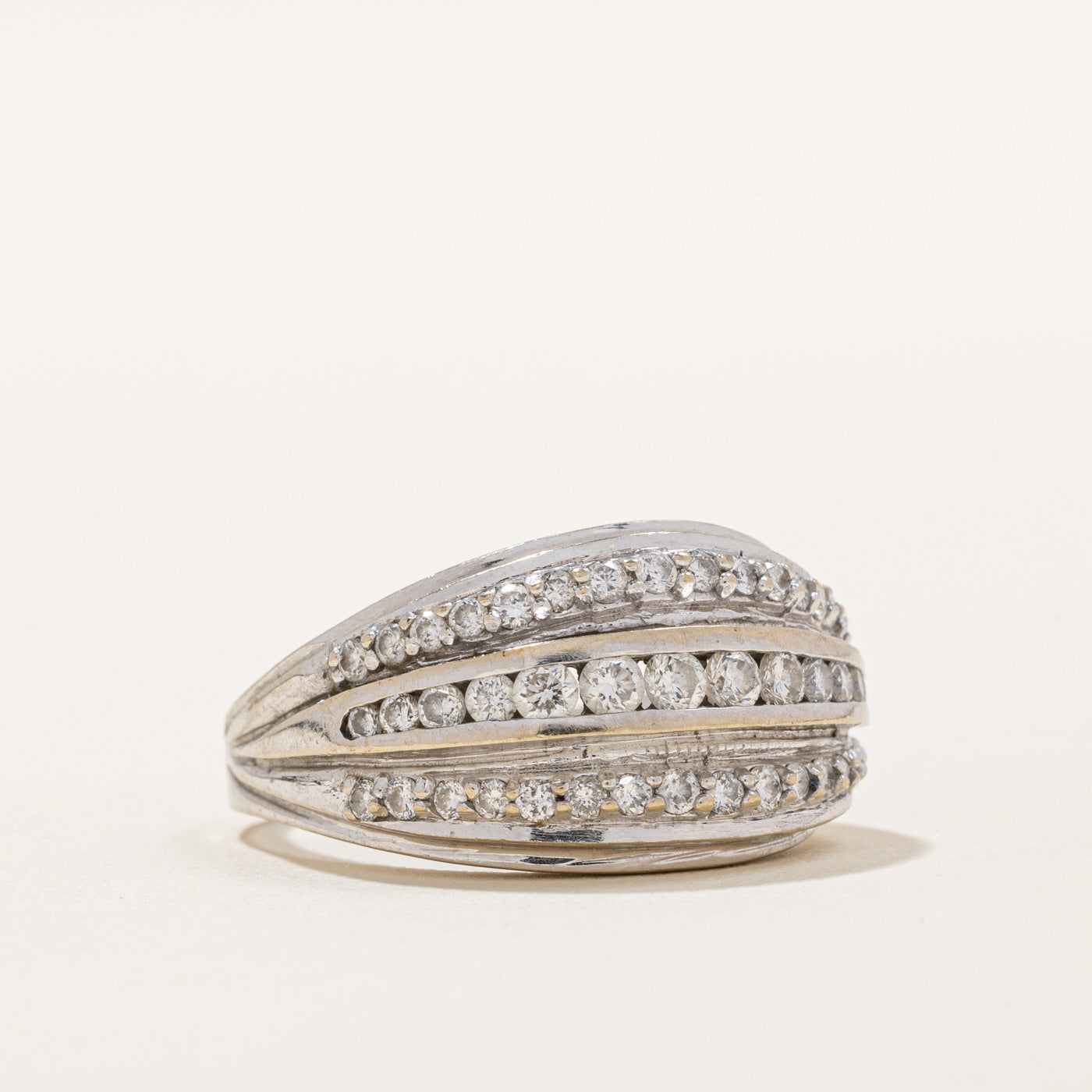 Elegant 0.57ctw Diamond Cocktail Ring for Women Size 6.5 | Perfect for Evening Parties, Weddings & Special Occasions