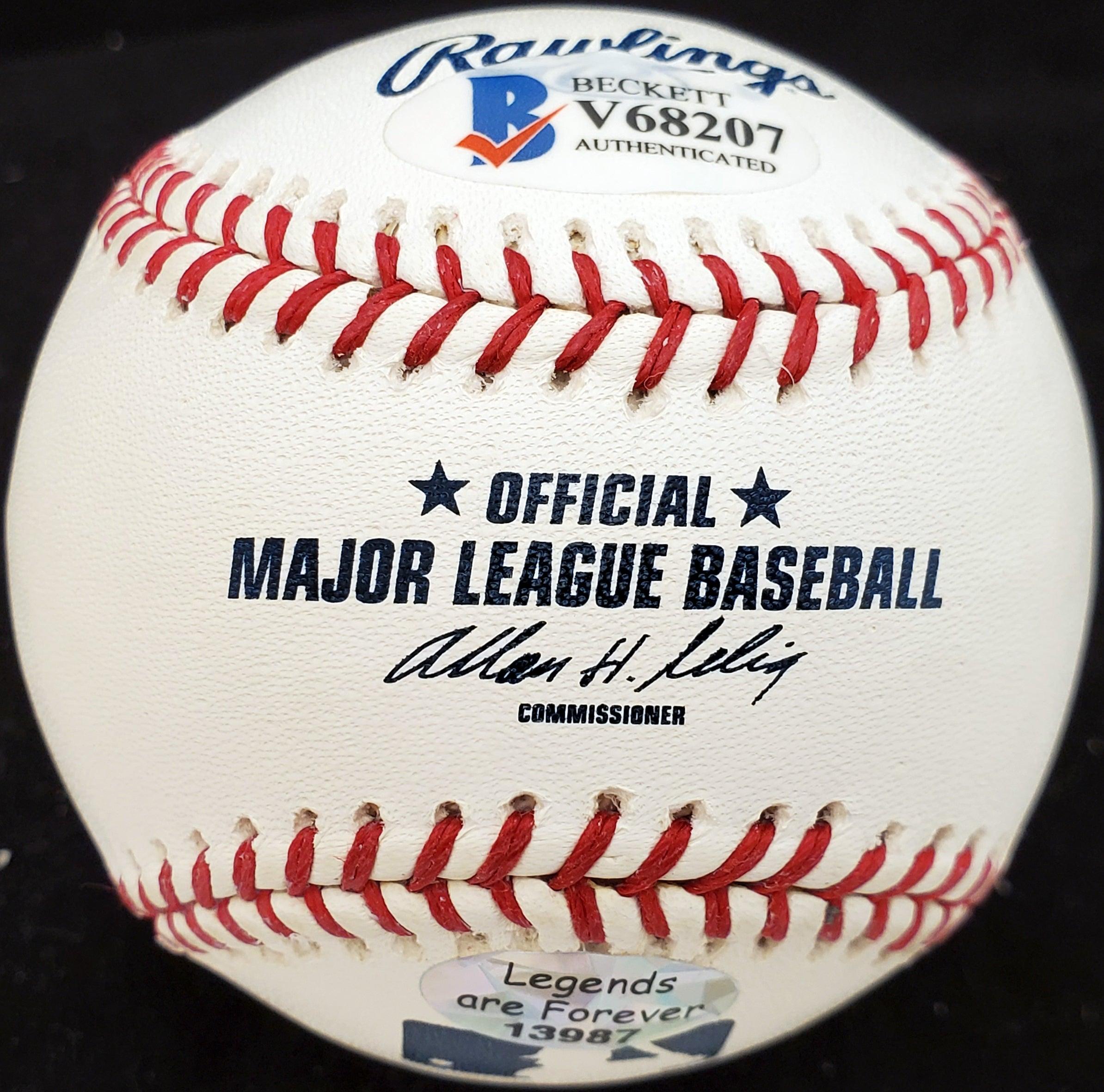 Adam Eaton Autographed Official MLB Baseball - 2008 Philadelphia Phillies Beckett BAS #V68207 - Perfect for Sports Memorabilia Collectors & Baseball Fans