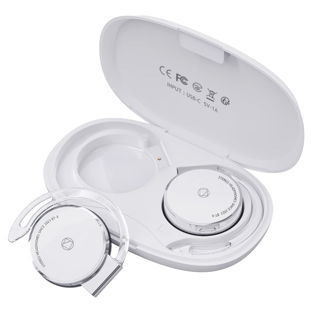 2023 Wireless Bluetooth 5.3 Sports Earbuds with Earhooks - Open Ear Headphones with 4 Mics for Running, Gym & Outdoor Activities - Sweatproof Wireless Earphones for iPhone & Android