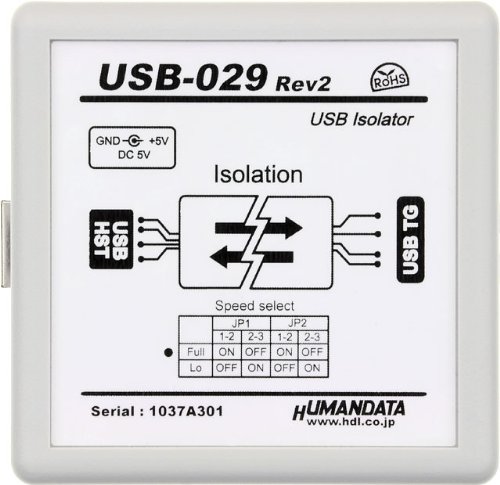 High-Speed USB to USB Isolator (USB-029) - Data Transfer Protection for Computers, Audio Equipment & Medical Devices - Prevent Ground Loops & Electrical Noise Interference