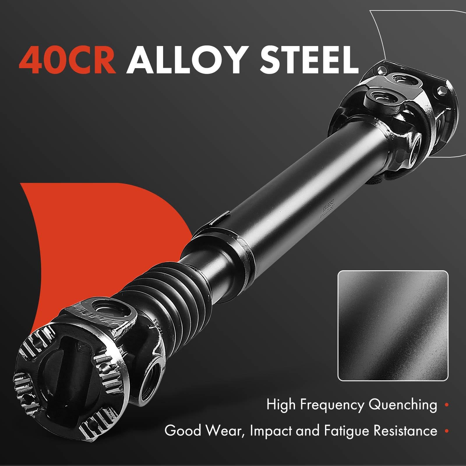 Premium Front Drive Shaft Prop Shaft for Dodge Ram 2500 3500 2003-2013 Pickup Trucks - Auto Transmission 4WD Replacement Part #52123326AB #52105934AB - Perfect for Off-Roading, Towing & Heavy-Duty Use