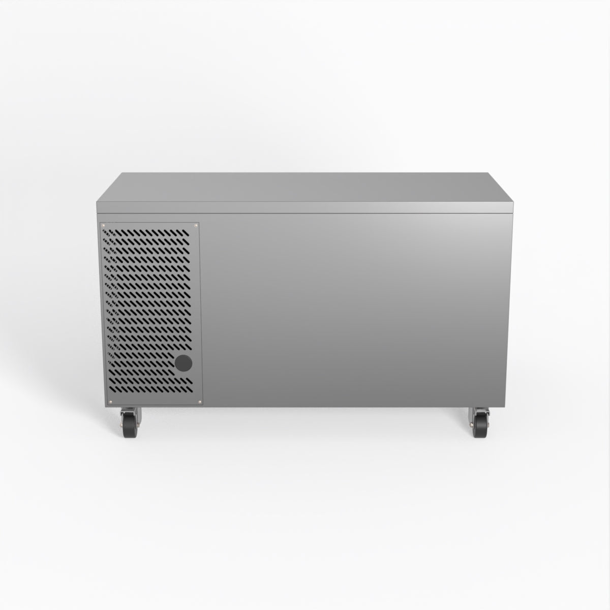 Commercial Refrigerator - AG Two Door Under Counter Fridge for Restaurants, Bars & Kitchens | Energy Efficient Stainless Steel Worktop Freezer with Adjustable Shelves