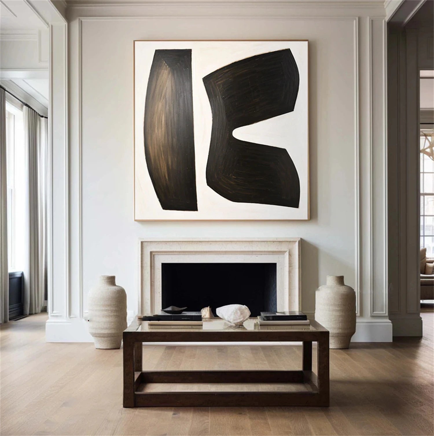 Abstract Tranquility Wall Art Canvas Print - Modern Home Decor for Living Room, Bedroom & Office - #WS223