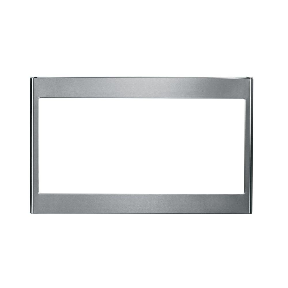 GE JX827SFSS 27-Inch Stainless Steel Deluxe Microwave Trim Kit - Perfect for Built-In Microwave Installation in Modern Kitchens