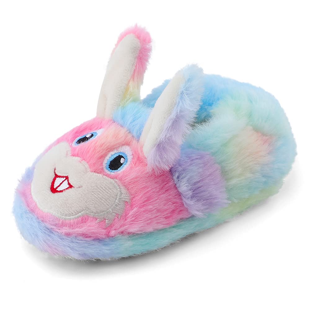 Warm Cartoon Animal Slippers for Girls - Cozy Winter House Shoes for Toddlers & Little Kids - Perfect for Indoor Playtime & Home Comfort