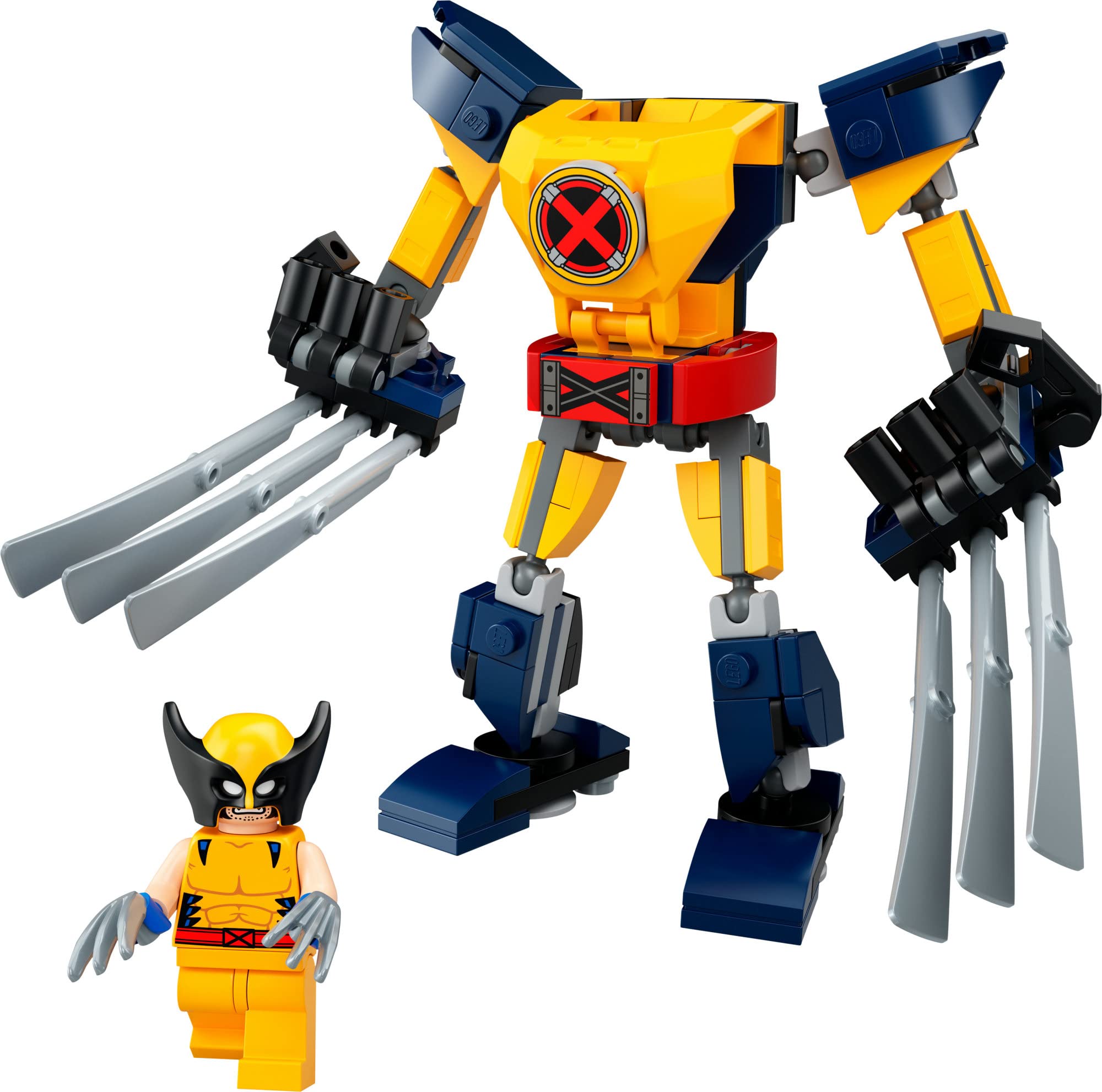 LEGO Marvel Wolverine Mech Armor 76202 Building Kit - 141-Piece Collectible Wolverine Mech & Minifigure for Kids Ages 7+ | Superhero Play, Gift for Marvel Fans, Creative Construction Toy