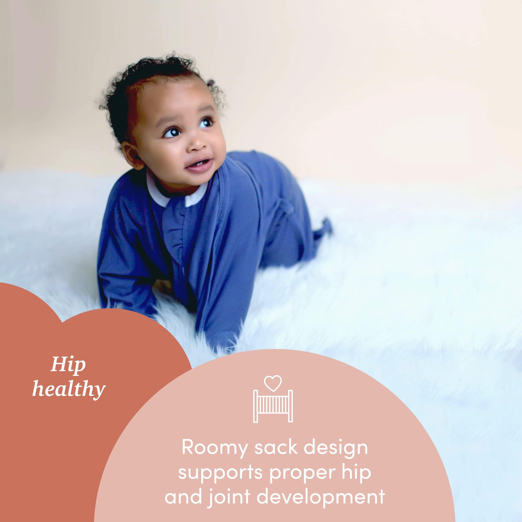 SleepingBaby Zipadee-Zip Transition Swaddle Blanket - Soft Baby Wearable Blanket with Zipper for Easy Diaper Changes - Roomy 6-12 Month Swaddle Sack (3 Pack, Classic Boy) - Perfect for Naptime & Bedtime Comfort