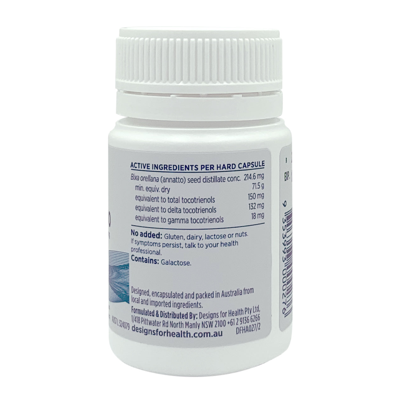 Designs For Health Annatto E 150mg - Natural Vitamin E Supplement for Immune Support & Antioxidant Protection - Supports Heart Health & Skin Care (60 Softgels) - Perfect for Daily Wellness & Active Lifestyle