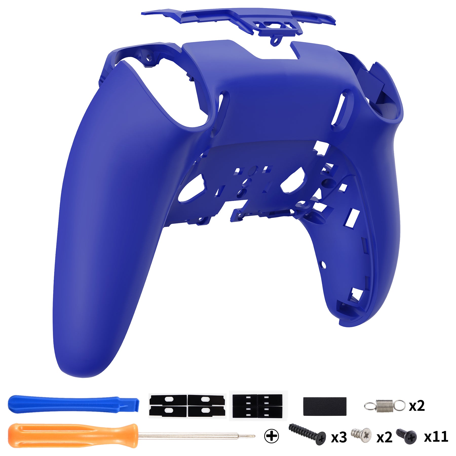 eXtremeRate PS5 Edge Controller Replacement Back Housing Bottom Shell - Blue | Compatible with Sony PlayStation 5 Edge Controller | Gaming Accessory for Enhanced Comfort & Customization