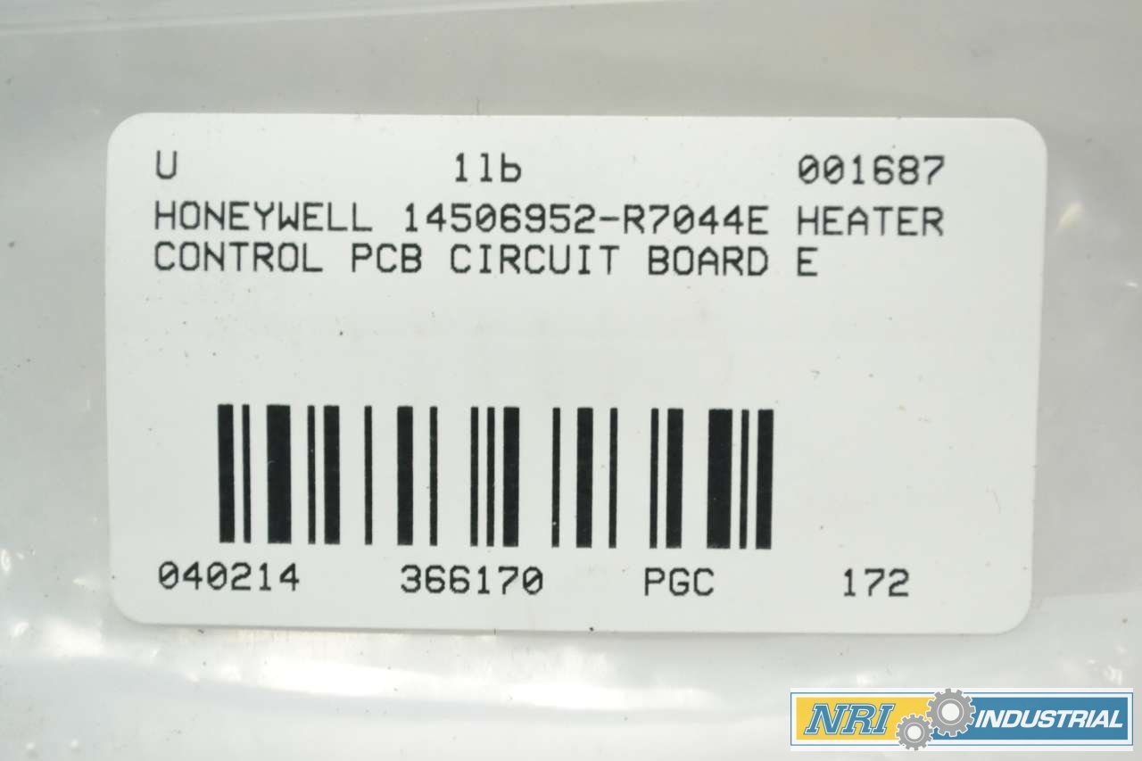 Honeywell 14506952-R7044E 1092 Heater Control PCB Circuit Board 6 B366170 - Replacement Part for HVAC Systems, Furnace Repair & Maintenance