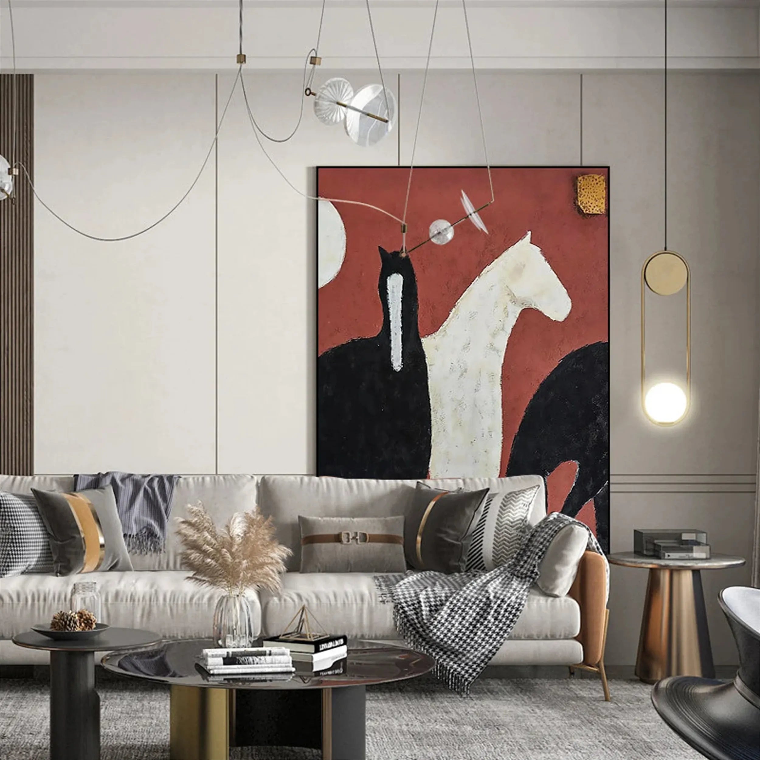 Animal Art Painting #AP006 - Handmade Wildlife Canvas Art for Home & Office Decor | Perfect for Living Room, Bedroom, or Gift
